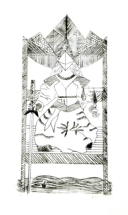 Tarot arcane de la justice XI